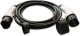 Electric Vehicle Charging Stations EV Charging Cable32A 7.2KW 62196-2 5M Electric Car Charger Station Electric Vehicle Charging Cable Compatible (Color : 16Aphase Size : W)