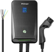 Electric Vehicle Charging Stations EV Charger Type 2 16A 3 Phase Wallbox Electric Car Charging Station with 6.1M Cable 11KW IEC 62196-2 ( Color : 32A 1 Phase 7KW )