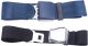 RASTP Adjustable Airplane Seat Belt Extender - FITS All Airlines (not Southwest) and for Only Southwest Airlines Plane(2 Pack)(Black&Blue)