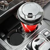 Original Car Cup Coaster, 2PCS Universal Auto Non-Slip Cup Holder Embedded in Ornaments Silicone Coaster, Car Interior Accessories Mat