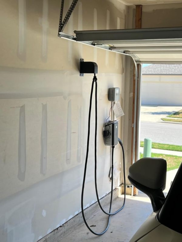 Universal EV Charger Cable Retractor,Wall Mounted Cable Management System,Works with 16-26mm EV Charging Cables