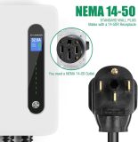 Electric Vehicle Charging Stations EV Car Charger Type 1 Cable Electric Vehicle Charging Station J1772 32A 1 Phase EVSE Level 2 (Color : Type1-32A)