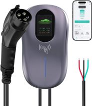 Level 2 EV Chargers 48 Amp 240V for Home,Electric Car Charger with Smart APP,Vehicle Charging Stations with LCD Screen for Home,Compatible with J1772 EV