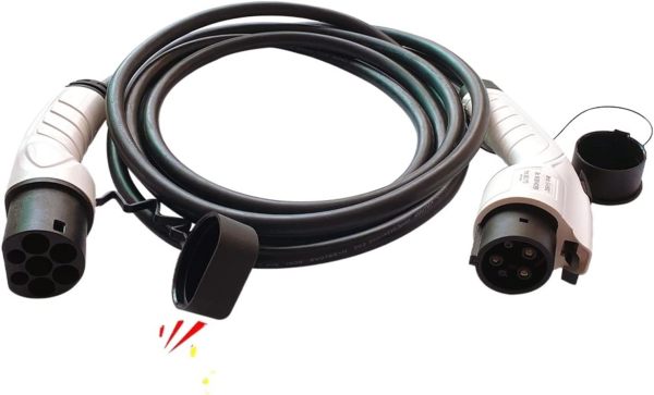 Electric Vehicle Charging Stations EV Charger Cable Conforms to IEC 62196-2 32A Single Phase Used for Type1-Type2 Electric Vehicle Converter Adapter Electric Vehicle Charging Cable Compatible