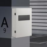 Outdoor Charger Station Protective Box, Wall EV Charger Lock Box Charging Cable Organizer for Tesla & Most EV Charger, Large Size and NFC Unlocking (White)