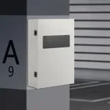 Outdoor Charger Station Protective Box, Wall EV Charger Lock Box Charging Cable Organizer for Tesla & Most EV Charger, Large Size and NFC Unlocking (White)