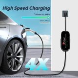 Portable Tesla Charger Level 2 EV Charger 16A 110V/240V, Electric Car Charger Portable EV Charger Level 1 Suitable for Tesla Model Y/3/X/S J1772 Charger