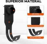 EV Charger Holder, Upgraded Charging Box Holder and Wall-Mount Connector Nozzle Holster Dock with J-Hook for SAE J1772 EV Charging Box Holder for Electric Vehicles