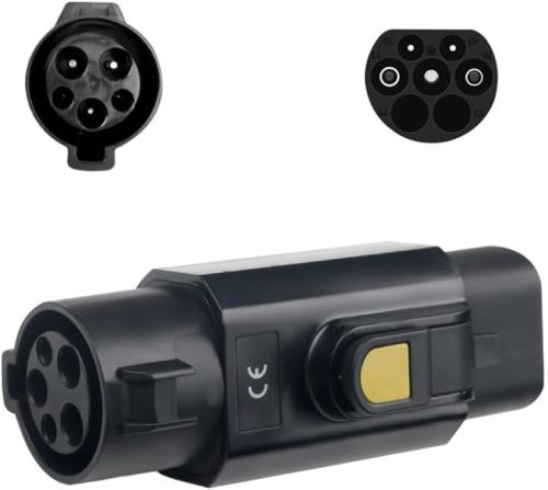 32A EV Adaptor J1772 to GB/T, Electric Vehicle Charging Connector for Chinese EVs BYD, JAC, etc...