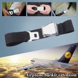 RASTP Adjustable Airplane Seat Belt Extender - FITS All Airlines (not Southwest) and for Only Southwest Airlines Plane(2 Pack)(Black&Blue)