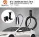 Alpha Rider EV Charger Holder, Upgraded EV Charging Control Box Holder, Cable Organizer & Nozzle Holster Dock for All J1772 & Tesla Charger Connector, Wall Mount EV Charger Storage