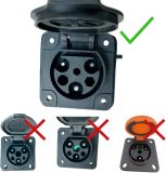 Charging Power Cord Assembly Fits for Evolution ICON Golf Carts, Replaces OEM# 2.04.0620 (Orange)