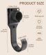 EV Charger Holder,EV Charger Cable Holder,Wall-Mount J1772 Connector Holster Dock with Screws,Car Accessories EV Charger Holder Electric Vehicle Charging Holster Dock for SAE J1772 Connector