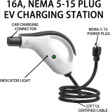 Efficient Charging Solution: Best Volt for Tesla | 120V/16A Power EV Buddy Level 1, NEMA 5-15 Plug，25ft Extension Cord, IP65, Compatible with Tesla Model 3/X/Y/Cyber Truck，with Carry Bag