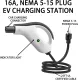 Efficient Charging Solution: Best Volt for Tesla | 120V/16A Power EV Buddy Level 1, NEMA 5-15 Plug，25ft Extension Cord, IP65, Compatible with Tesla Model 3/X/Y/Cyber Truck，with Carry Bag