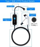 Level 2 SAE J1772 to Schuko EV Charger, Type 1 Portable EV Charging Station, 1-15hr Delay Timer, 8A-16A Variable, 3.5kW (5-metre Cable)