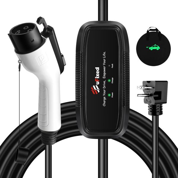 Portable Tesla Charger Level 2 EV Charger 16A 110V/240V, Electric Car Charger Portable EV Charger Level 1 Suitable for Tesla Model Y/3/X/S J1772 Charger