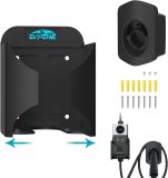 EV Charger Holder for SAE J1772, Wall-Mount Electric Vehicle Connector Nozzle Holster Dock EV Cable Organizer, EV Cable Holder and Electric Car Plug Nozzle Holster Dock for SAE J1772 Connector