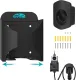 EV Charger Holder for SAE J1772, Wall-Mount Electric Vehicle Connector Nozzle Holster Dock EV Cable Organizer, EV Cable Holder and Electric Car Plug Nozzle Holster Dock for SAE J1772 Connector