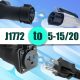 J1772 to Nema 5-20/5-15, EV Station Charging Adapter, EV Adapter Plug, J1772 to NEMA 5-15/5-20 Plug for 240V for Many Devices That Can Accept 100~240V