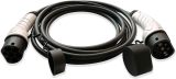 Electric Vehicle Charging Stations EV Charging Cable32A 7.2KW 62196-2 5M Electric Car Charger Station Electric Vehicle Charging Cable Compatible (Color : 16Aphase Size : W)