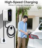 Level 2 EV Charger 48 Amp ev Chargers for Home Level 2 NEMA 14-50 Plug,Use Swipe Card or APP to Start, Electric car Charger,25Ft Cable 240v Level 2 Charger SAE j1772 Charger