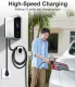 Level 2 EV Charger 48 Amp ev Chargers for Home Level 2 NEMA 14-50 Plug,Use Swipe Card or APP to Start, Electric car Charger,25Ft Cable 240v Level 2 Charger SAE j1772 Charger