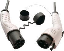 Electric Vehicle Charging Stations 32A Electric Vehicle Charging Cable EV Adapter Type 1 to Type 2 Electric Vehicle Charging Cable Compatible (Color : 32A1phases Size : W)