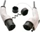 Electric Vehicle Charging Stations 32A Electric Vehicle Charging Cable EV Adapter Type 1 to Type 2 Electric Vehicle Charging Cable Compatible (Color : 32A1phases Size : W)