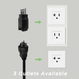 Level 1-2 EV Charger 16 Amp 25FT Cable Portable Electric Charger for J1772 EVs with NEMA 6-20 Plug and NEMA 5-15 Adapter