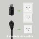 Level 1-2 EV Charger 16 Amp 25FT Cable Portable Electric Charger for J1772 EVs with NEMA 6-20 Plug and NEMA 5-15 Adapter