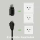 Level 1-2 EV Charger 16 Amp 25FT Cable Portable Electric Charger for J1772 EVs with NEMA 6-20 Plug and NEMA 5-15 Adapter