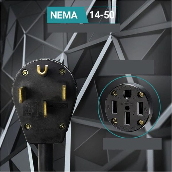 Electric Vehicle Charging Stations EV Charger Level 2 32 Amp Portable Electric Vehicle Charging 14-50 21ft (6M) Cable Electric Vehicle Charging Cable Compatible