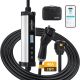 Level 2 Portable EV Charger - 40A 240V EVSE with NEMA 14-50 Plug,9.6kW,17ft Cable,ETL Certified,40A/32A/24A/16A Adjustable Current Home EV Charging Station for SAE J1772 EVs