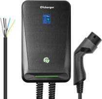 Electric Vehicle Charging Stations EV Charger Type 2 16A 3 Phase Wallbox Electric Car Charging Station with 6.1M Cable 11KW IEC 62196-2 ( Color : 32A 1 Phase 7KW )