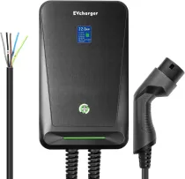 Electric Vehicle Charging Stations EV Charger Type 2 16A 3 Phase Wallbox Electric Car Charging Station with 6.1M Cable 11KW IEC 62196-2 ( Color : 32A 1 Phase 7KW )
