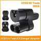 CCS2 To EV Charger Adapter 400A 1000V，Electric Vehicle DC Charging Station CCS COMBO 2 To TPC Convertor，Compatible For Teslas Model