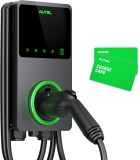 Autel MaxiCharger Home Smart Electric Vehicle (EV) Charger, 50 Amp Level 2 Wi-Fi and Bluetooth Enabled EVSE, Indoor/Outdoor Car Charging Station, with RFID Cards