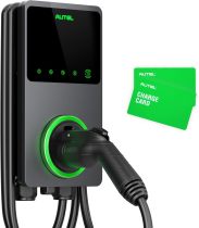 Autel MaxiCharger Home Smart Electric Vehicle (EV) Charger, 50 Amp Level 2 Wi-Fi and Bluetooth Enabled EVSE, Indoor/Outdoor Car Charging Station, with RFID Cards