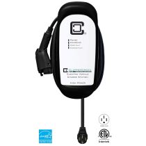 HCS-40P 32A Level 2 EV Charging Station, 7.7kW, NEMA 14-50 Plug, 25ft Cable, Outdoor/Indoor EV Charger, ETL & Energy Star Certified, Rugged NEMA 4 Enclosure, 3-Year Warranty