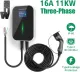 Electric Vehicle Charging Stations 16A 3Phase 11KW EV Charger Electric Vehicle Charging Station with Type 2 Cable IEC 62196-2