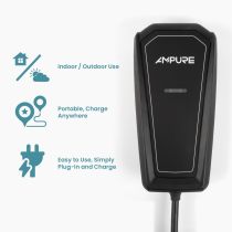 GO - Level 2 EV Charger - Plug in - 120/240v 32A - Indoor/Outdoor - Fast Charging Electric Car Charger - Nema 14-50 - Portable - UL Energy Star Certified