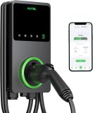 Autel MaxiCharger Home Smart Electric Vehicle (EV) Charger, 50 Amp Level 2 Wi-Fi and Bluetooth Enabled EVSE, Indoor/Outdoor Car Charging Station, with RFID Cards