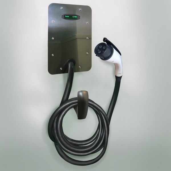 Waltzilla: 80 Amp, in-The-Wall Flush Mounted, Level 2 Electric Vehicle Charging Station for Interior use, Hardwired, UL/cUL Listed, Made in The USA