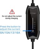 Level 2 SAE J1772 to Schuko EV Charger, Type 1 Portable EV Charging Station, 1-15hr Delay Timer, 8A-16A Variable, 3.5kW (5-metre Cable)