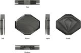 2 Pack Metal Seat Belt Clips, Car Shoulder Strap Seat Belt Adjuster. Reduce Neck Irritation and Enhance Driving Comfort. Car Accessories
