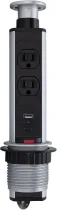 RecPro Pop Up Outlet Charger w/Wireless Phone Charger, USB 15 Amp