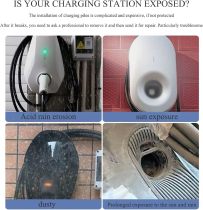Electric Vehicle Charging Station Protective Roof Charging Post Roof, Door Window Canopy Awning Garden Porch Rain Cover Shelter, Universal Surveillance Camera Cover Shield Electrical Outlet Cover