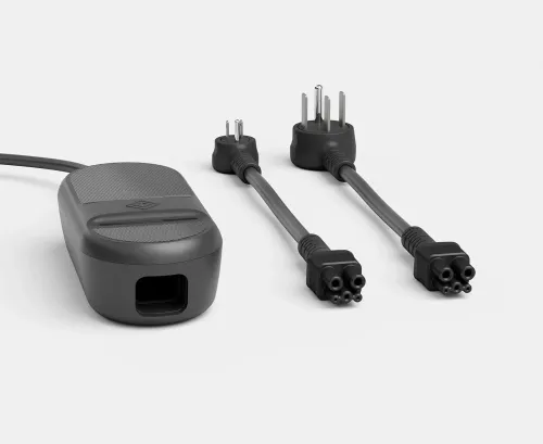 Rivian Portable EV Charger - Fast Charging, Weatherproof, Compatible with 240V and 120V Outlets, SAE J1772 Connector, 18-Foot Cable