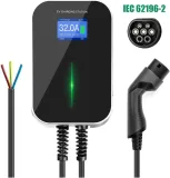 Electric Vehicle Charging Stations 7kw 32A EV Car Charger Wallmount Electric Vehicle Charging Station Type 2 Ev Cable IEC 62196-2 1 Phase (Color : Style 1, Size : Type2)